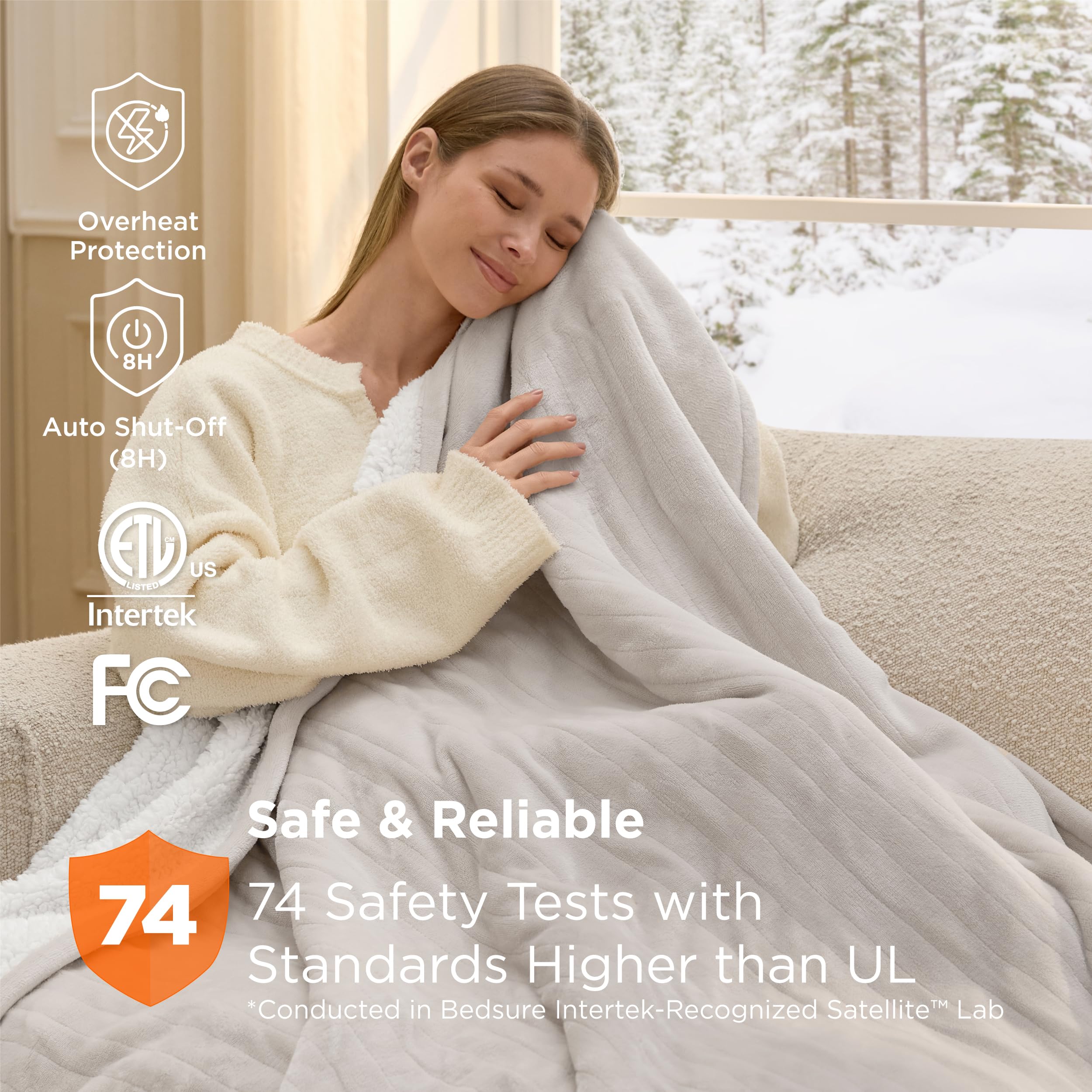 ❤️ FIERTE Ageduallink Cream Night 35g❤️ Amazon.com: Bedsure Electric Blanket Twin with Preheat Function