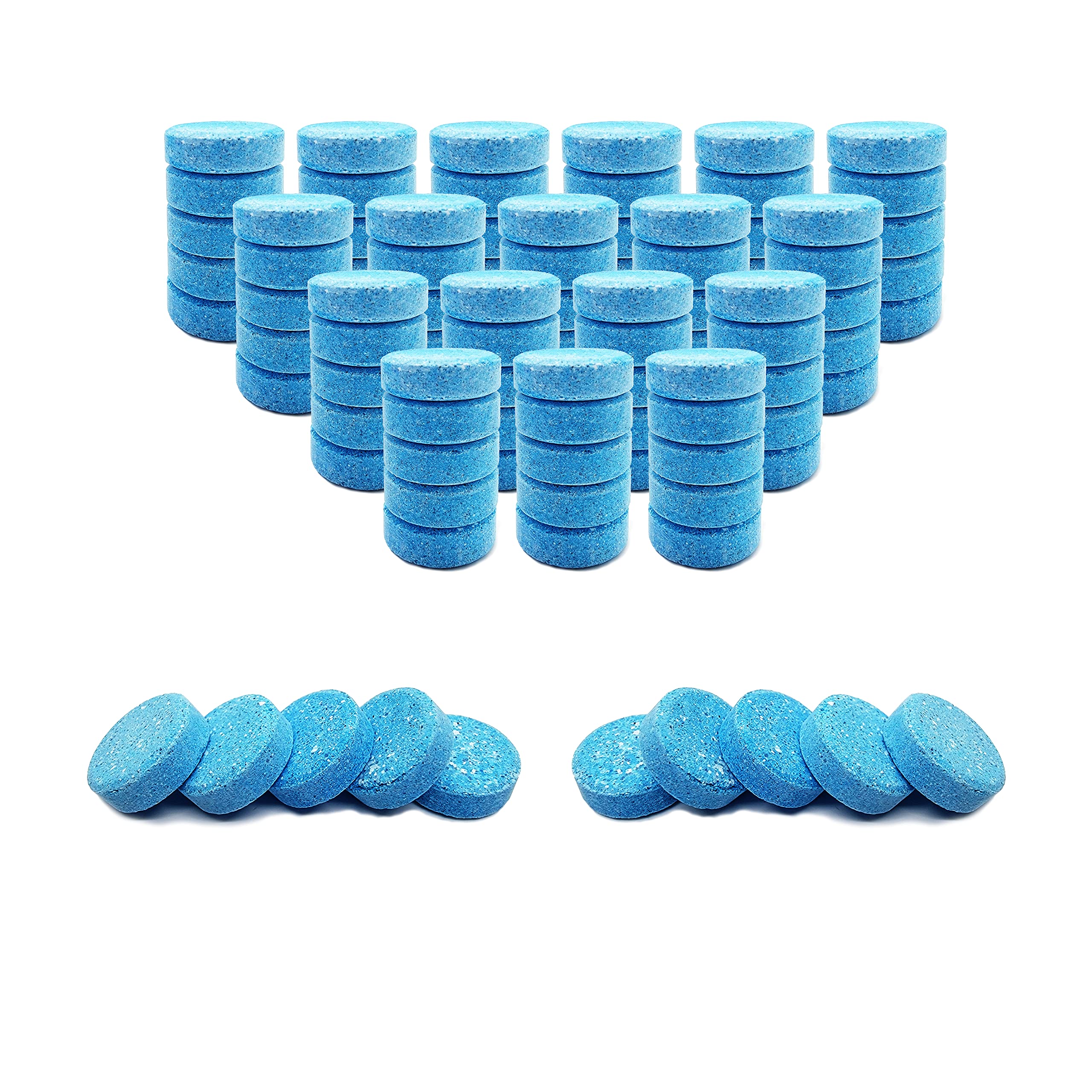 Windshield Wiper Fluid Tablets,100Pcs Windshield Washer Fluid Concentrate,Cleaning Tablets For Car Window Glass Mirror Kitchen Household Tile,Remove All Kinds Of Smudges