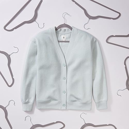 Vista 52 de Yaxa Basics Perchas antideslizantes de terciopelo delgado, paquete de 100 unidades, color negro