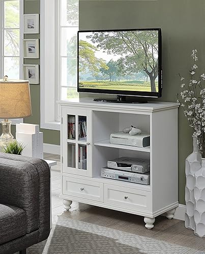 Miniatura 2 de Convenience Concepts Tahoe Highboy - Soporte para TV, color nogal oscuro