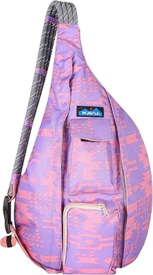 KAVU Rope Sling - Compact Lightweight Crossbody Bag-Pastel Arcade