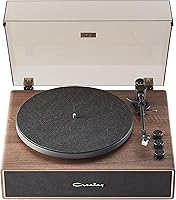 Vista 12 de Crosley CR6046A-WAGL Stave 2-Speed Bluetooth Record Player Turntable with Built-in Speakers, Walnut