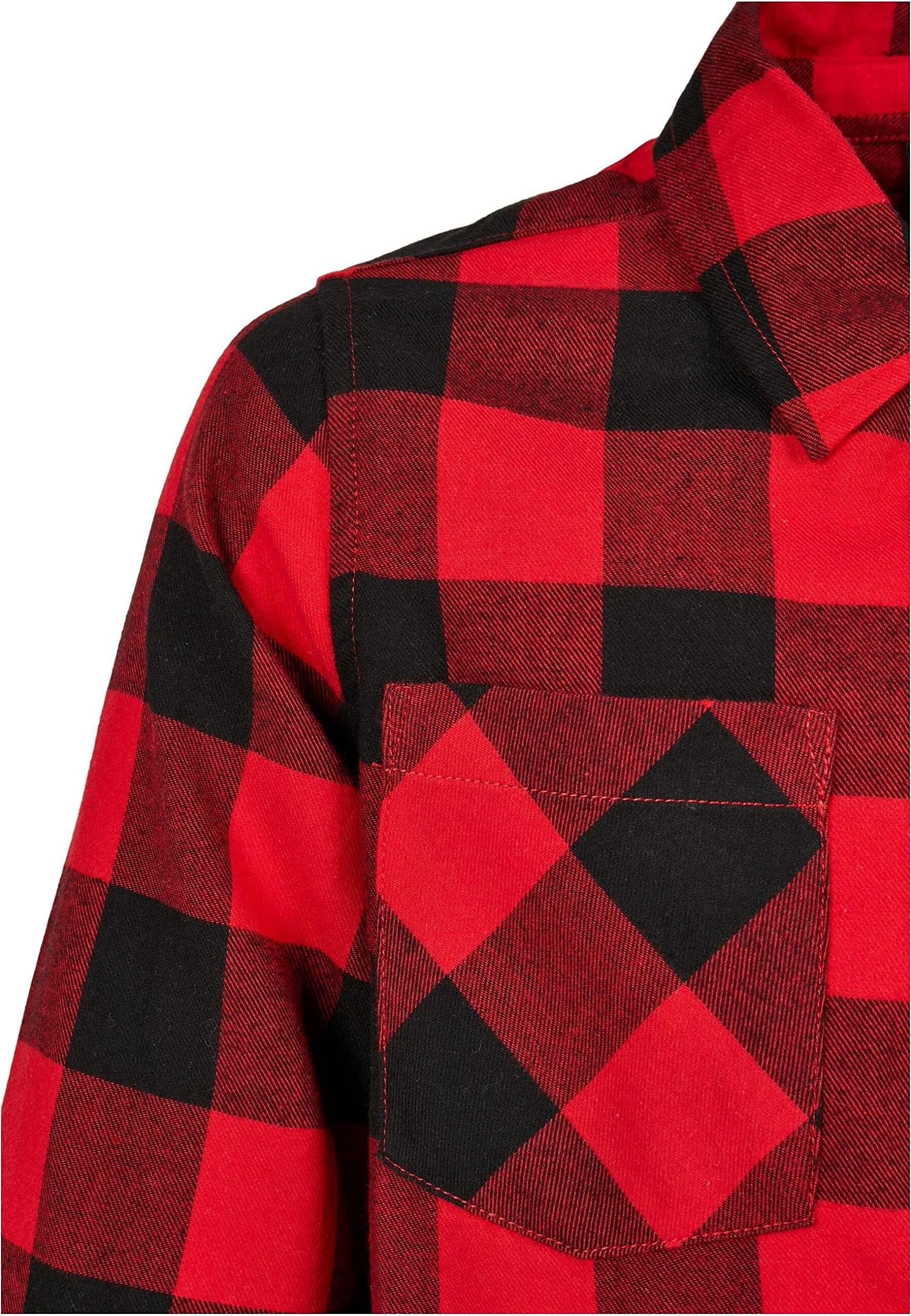 Urban Classics Herren Boys Checked Flanell Shirt
