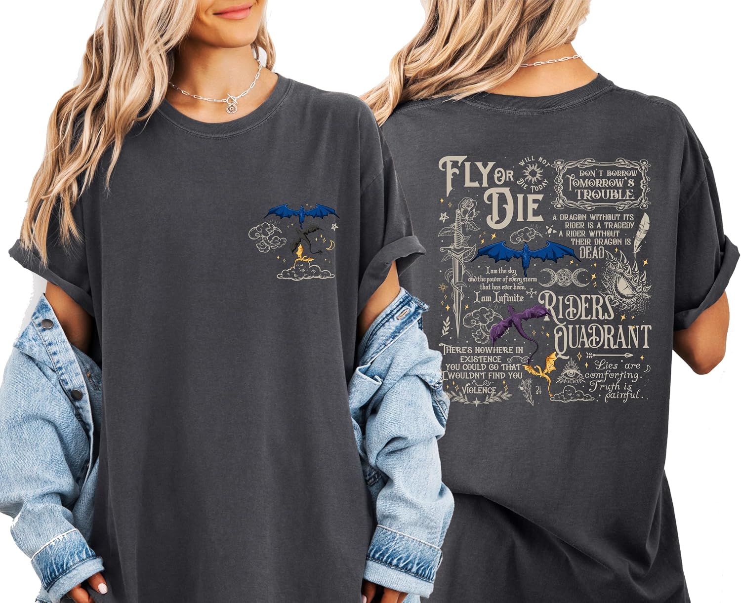 Fly Or Die Dragon Rider Fantasy Bookish Illustrated