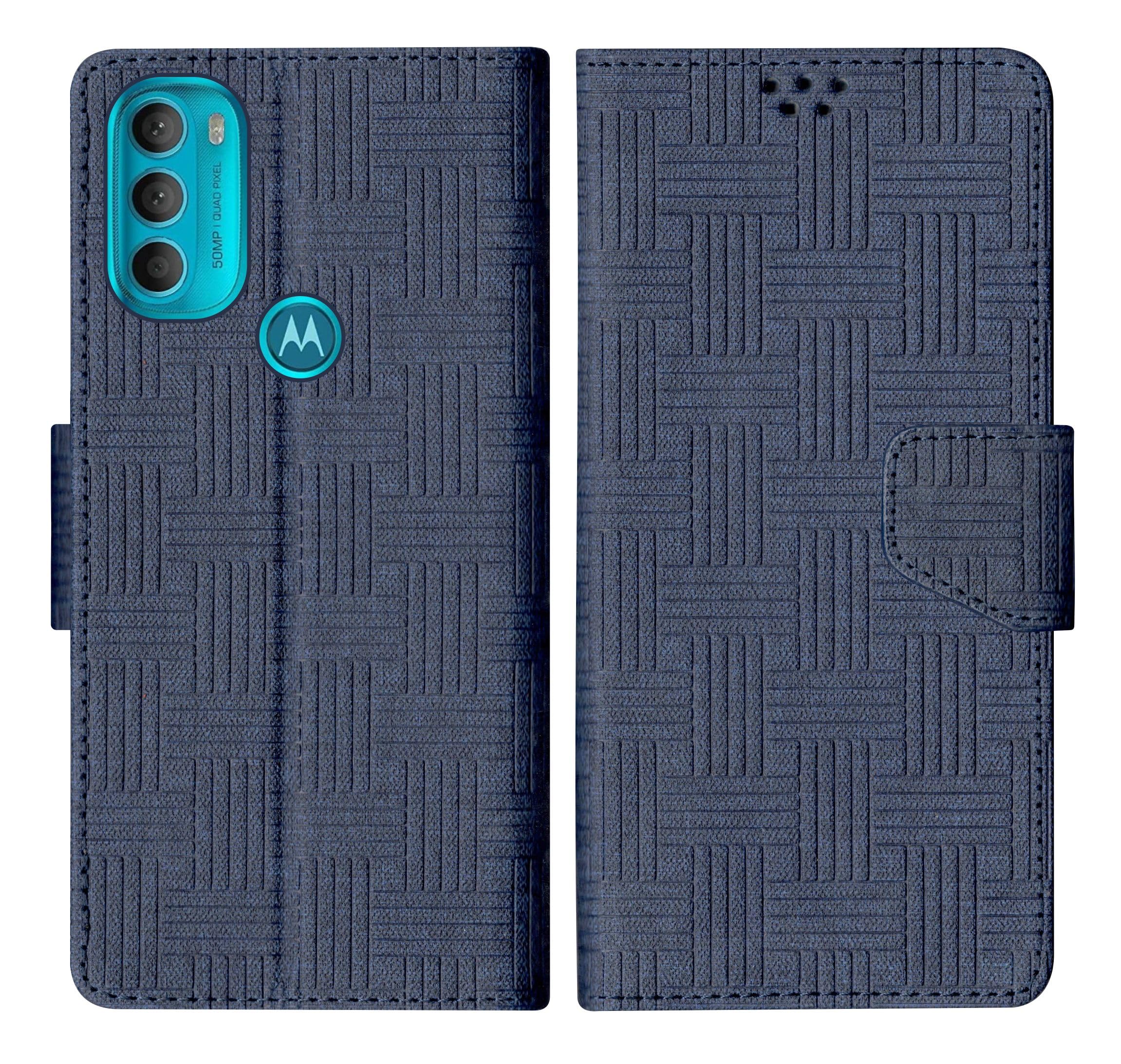 SBMS Motorola Moto G71 5G Flip Cover Back Cover Case with Magnatic Closure | Inbuilt Stand | Card & Money Pocket (Mat Blue) (B0CCMDMZMX) Amazon Price History, Amazon Price Tracker