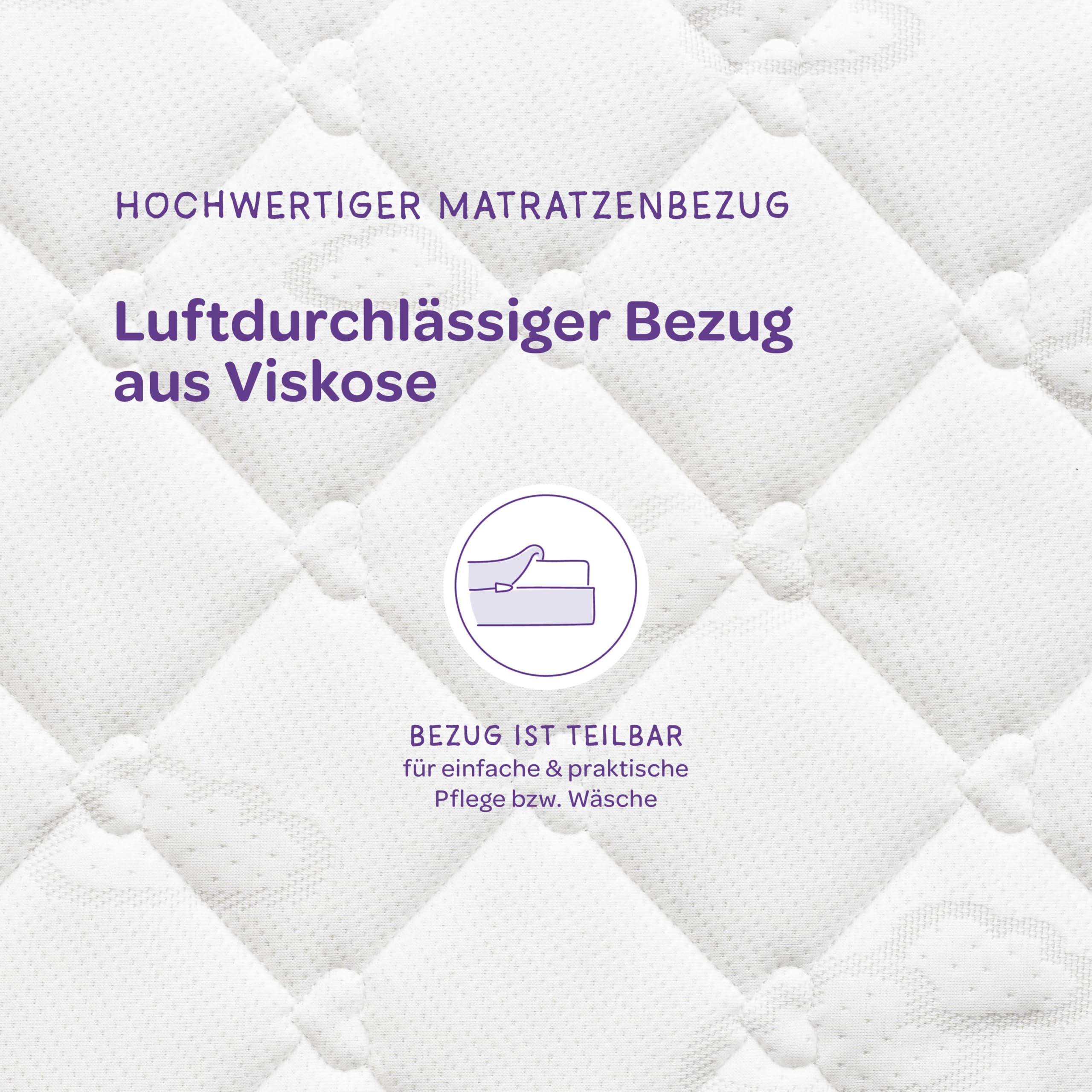 Träumeland Kindermatratze Schlummerland Air, Größe: 120x200,15 cm | Matratze für Kinder - Oeko-TEX Zertifiziert - wendbar & atmungsaktiv - Allergiker geeignet | Made in Austria