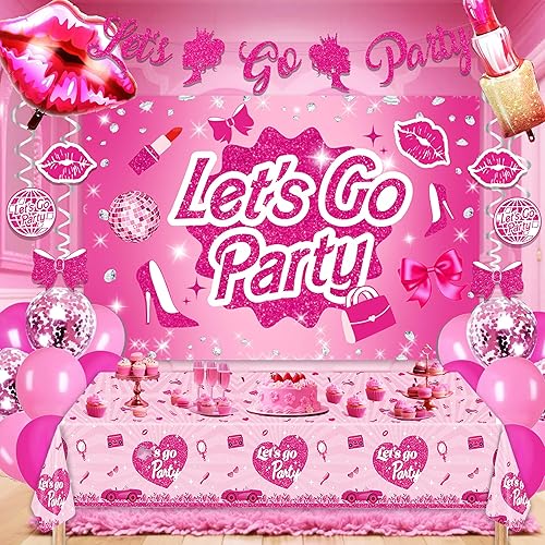 Miniatura 12 de Decoraciones de feliz cumpleaños para mujeres y hombres, telón de fondo de cumpleaños, globos de pancarta, mantel de mesa, pompones de papel