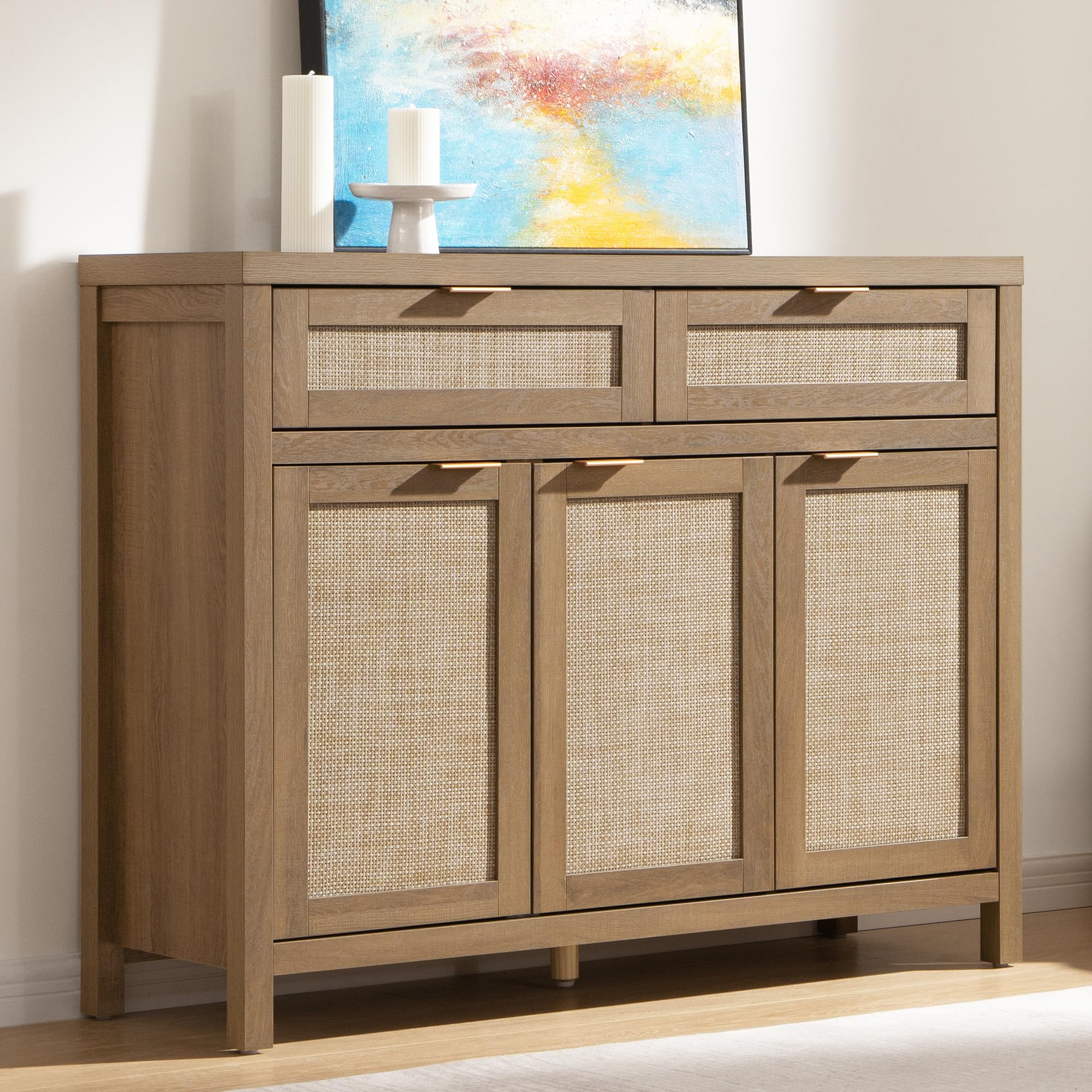 SICOTAS 43.5" 3-Door Drawer
