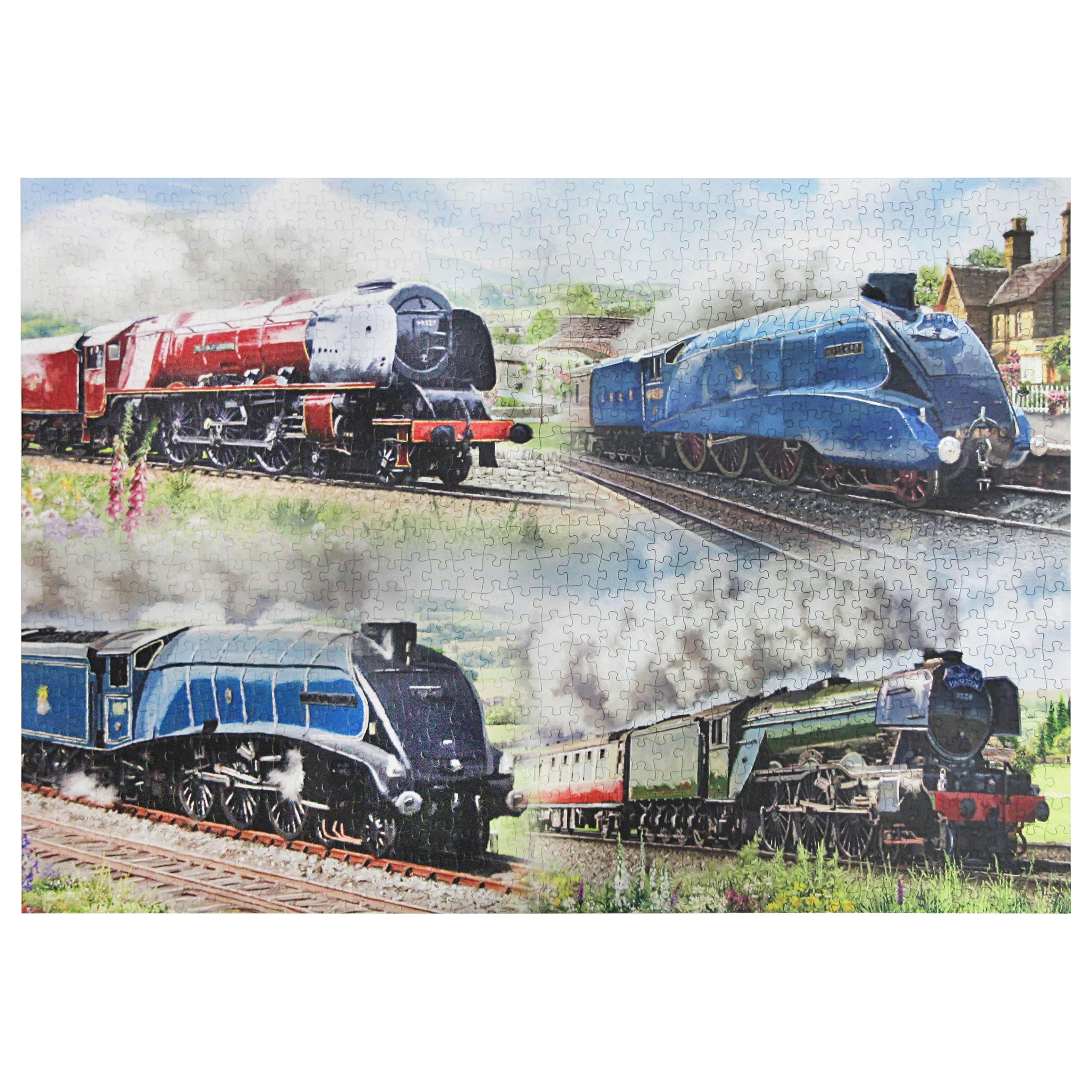 Classic Trains Steam Trains 1000 Piece Jigsaw Puzzle