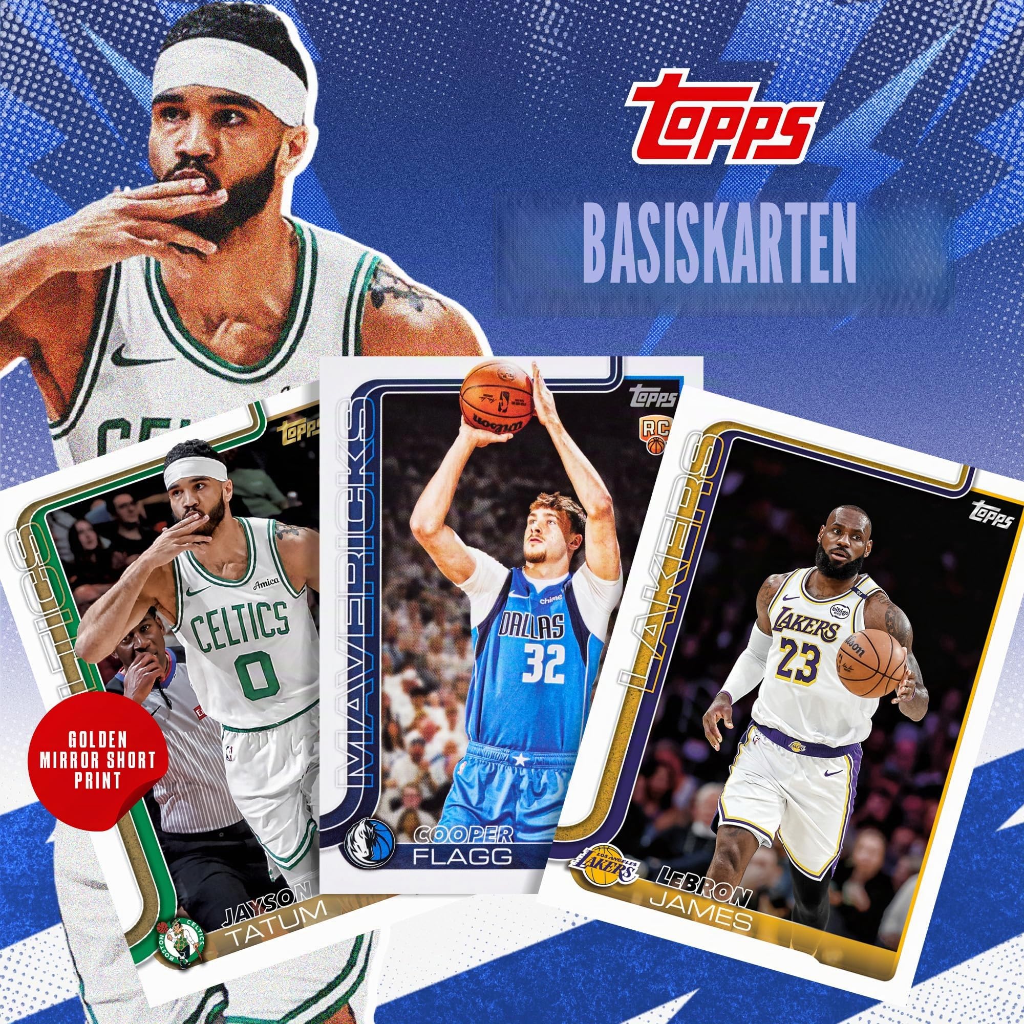 2025-26 Topps Basketball Vorteilsbox 12 Karten 7 Packungen
