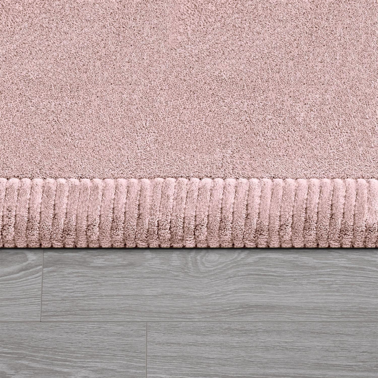 TT Home Krabbelmatte Babyzimmer Teppich Spielmatte Kinder Unifarben rutschfest Flauschig, Farbe: Rosa Pink, Größe:120x160 cm
