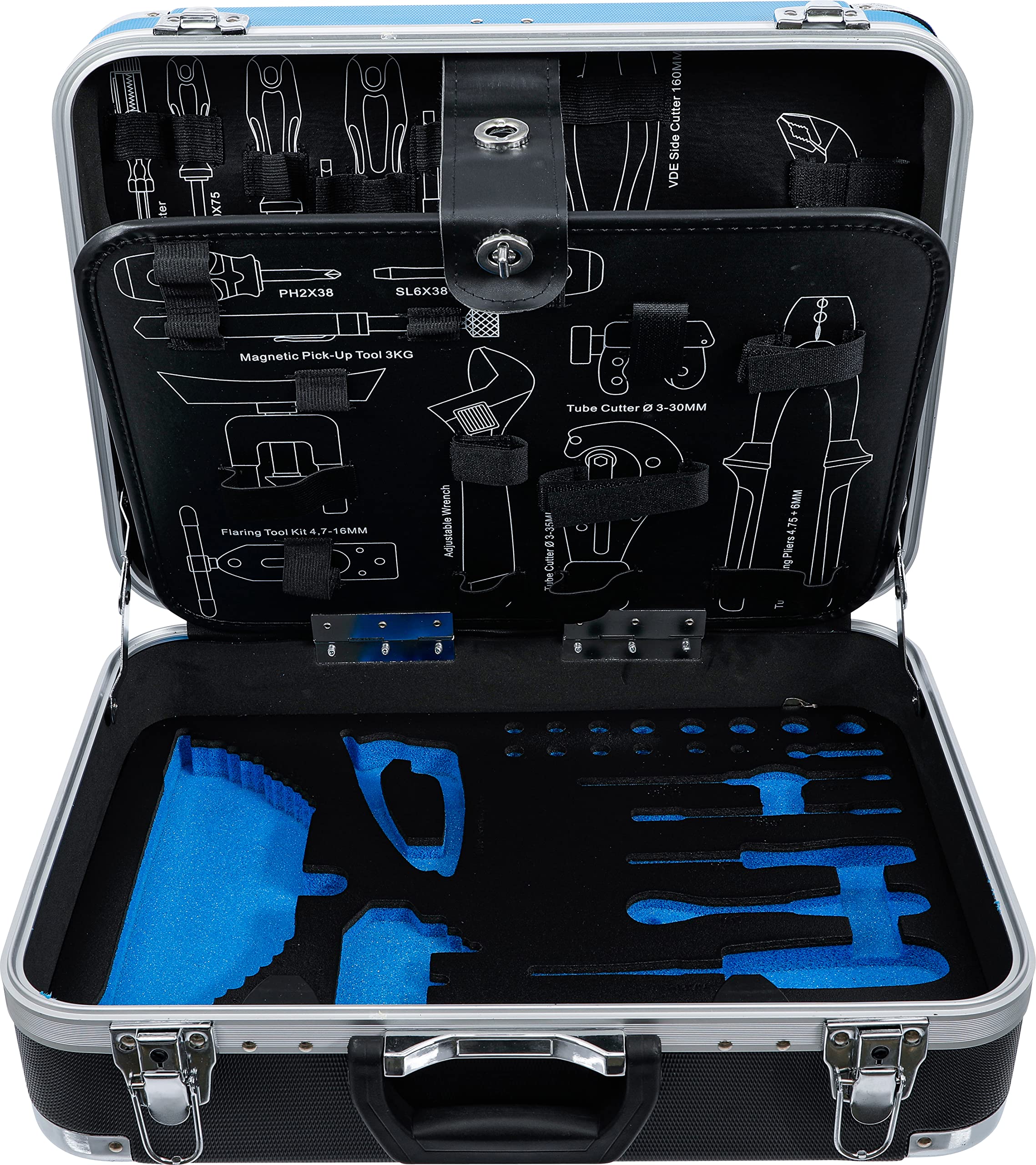 Valise vide en plastique ABS BGS 15504-1 protégez et rangez votre appareil 15504