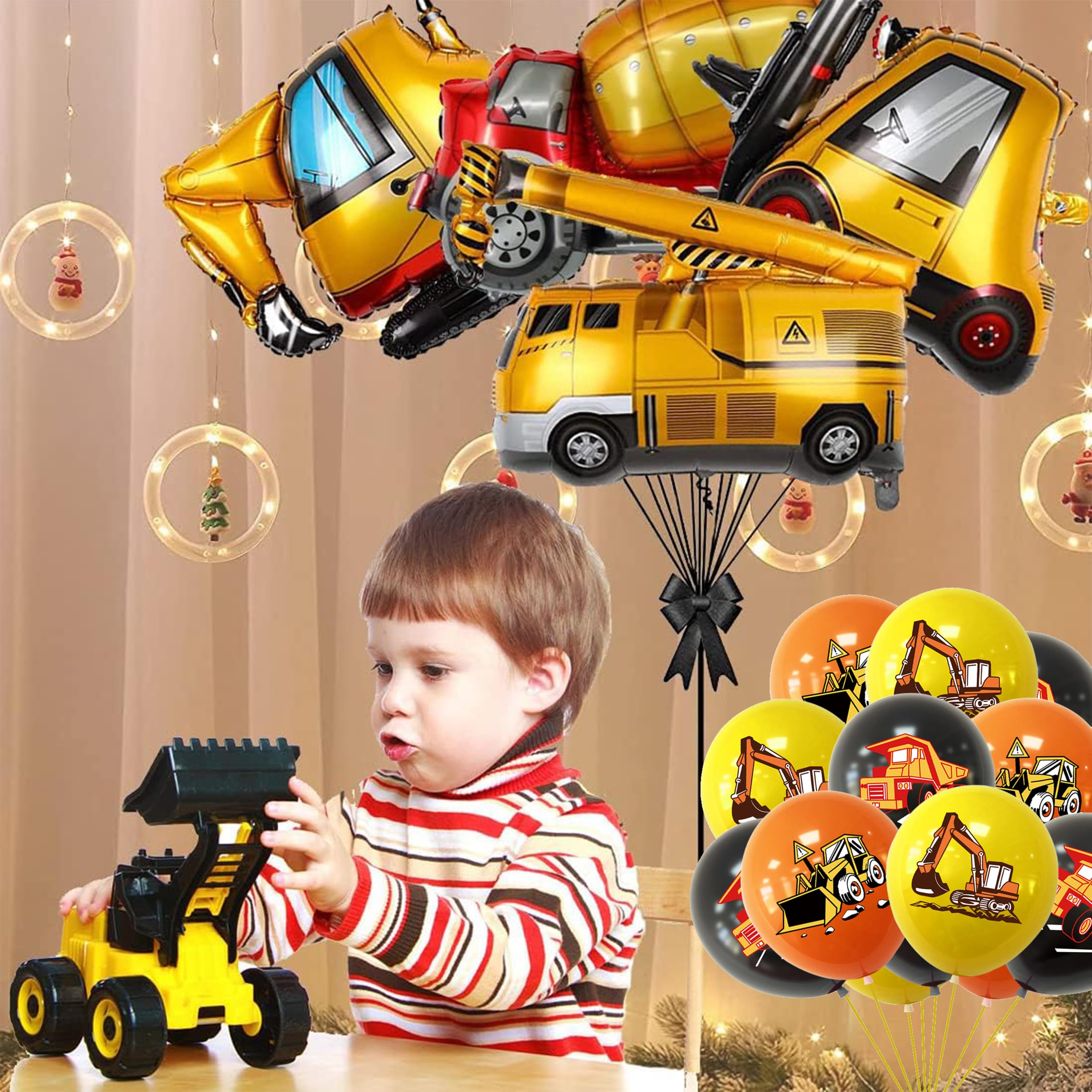 Ballon En Aluminium Pour Décoration D'anniversaire Garçon De 3 Ans