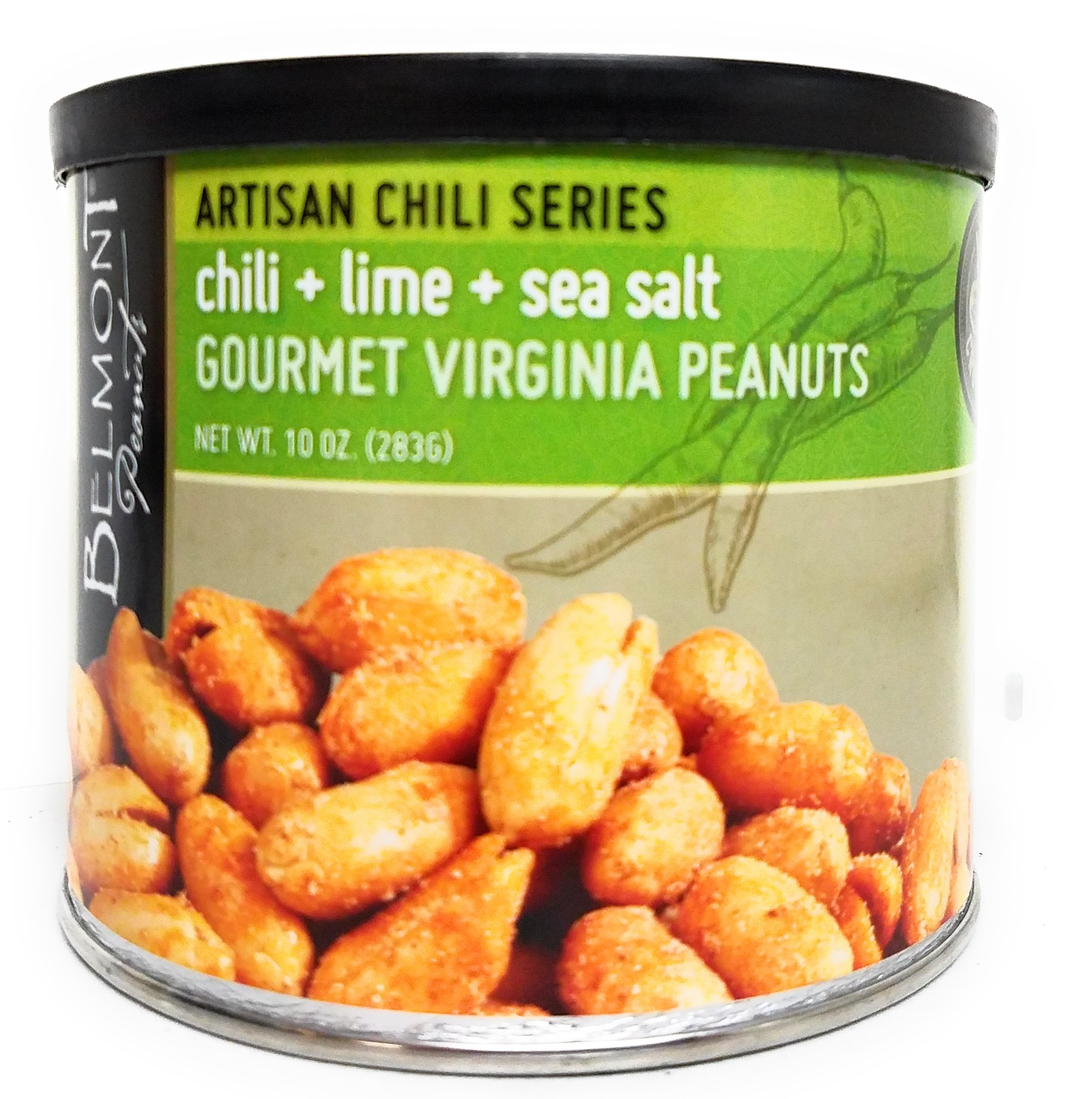 Belmont Peanuts Artisan Gourmet Virginia Peanuts (Chili-Lime & Sea Salt, 10 oz)