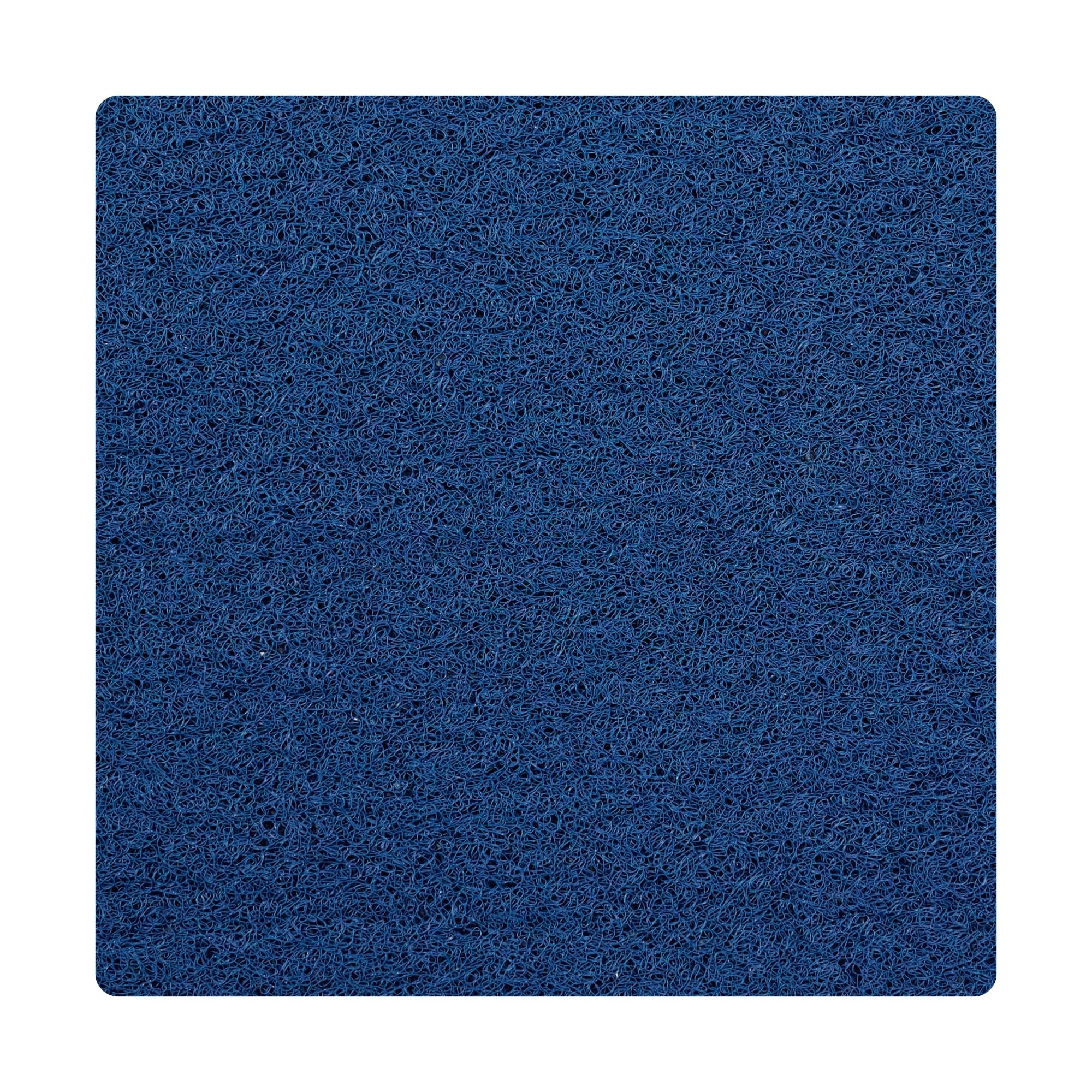 Enkosi Loofah Shower Mat Non-Slip - Anti-Slip Bath Mat for Inside Showers, Tub, Bathtub, Bathroom - Quick Dry PVC with Drain Holes - Cushioned Safety Grip - Secure for Kids and Elderly (Navy 24x24)