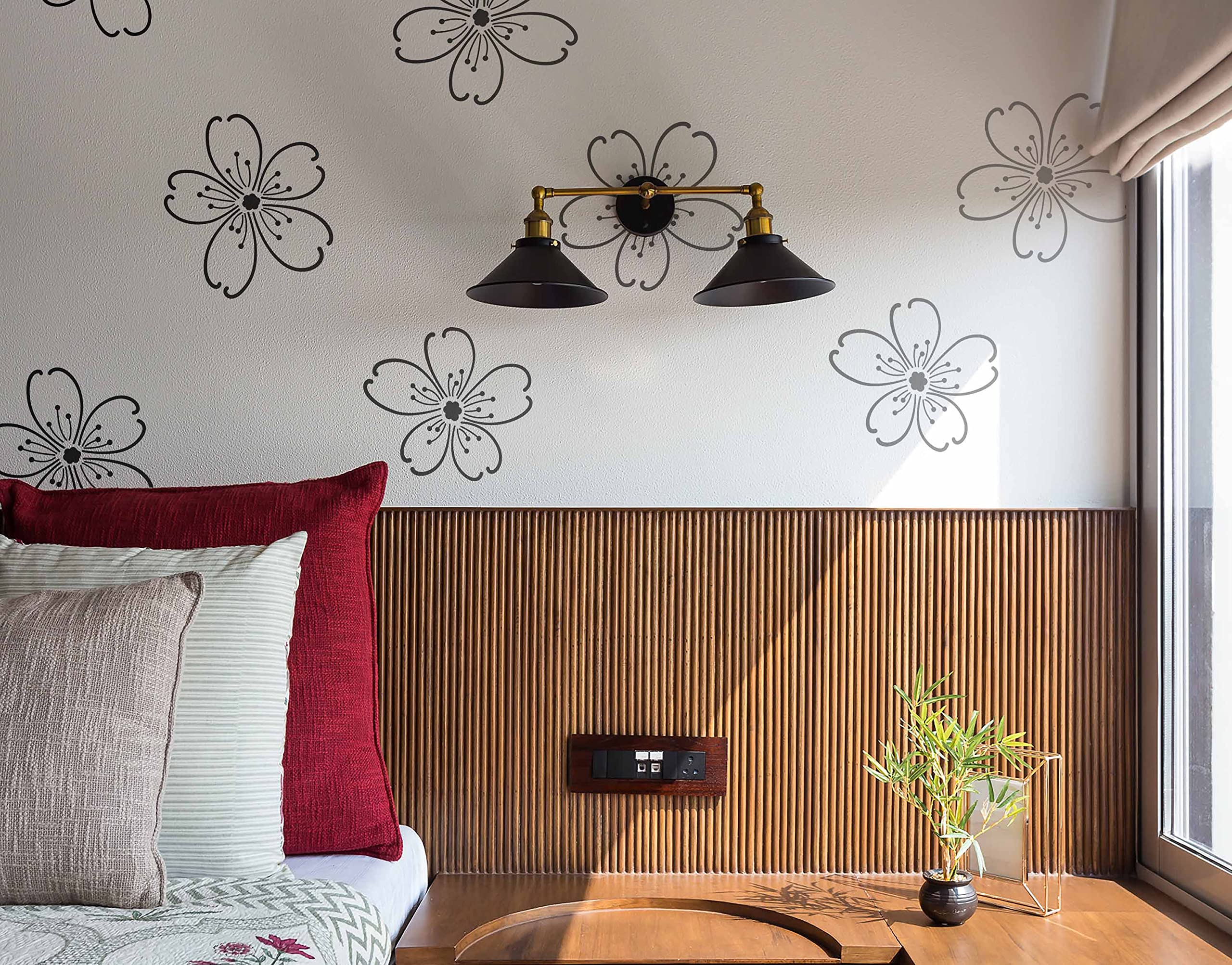 WallDesign Artistic Sunflower Stencils for Wall Painting on Living Room, Bedroom, Home Decor Wall Art (Set of 2) - Small (B0B9C9DLQ1) Amazon Price History, Amazon Price Tracker