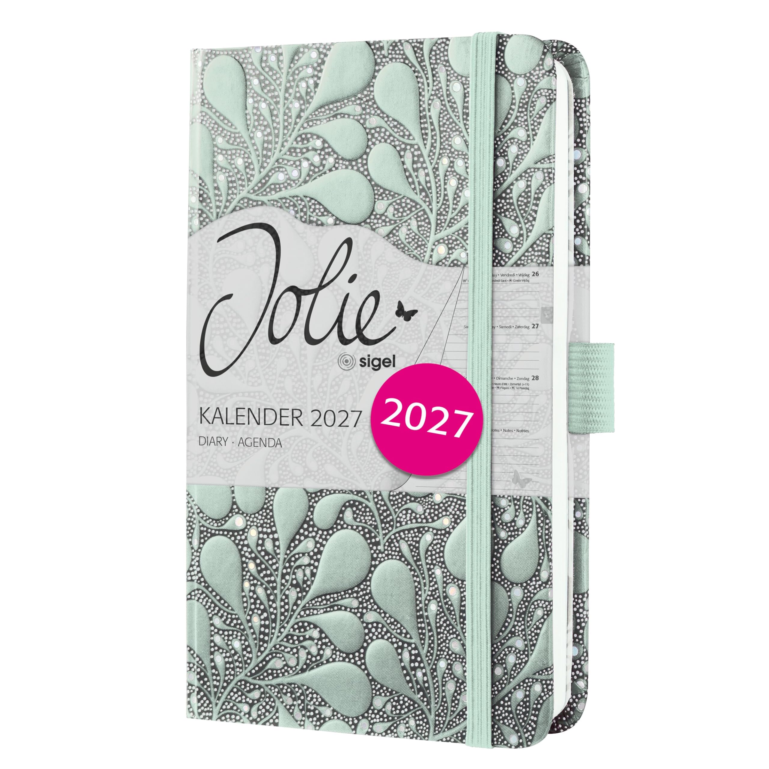 Sigel Taschenkalender Enchanted Nature 2027, A6, Hardcover