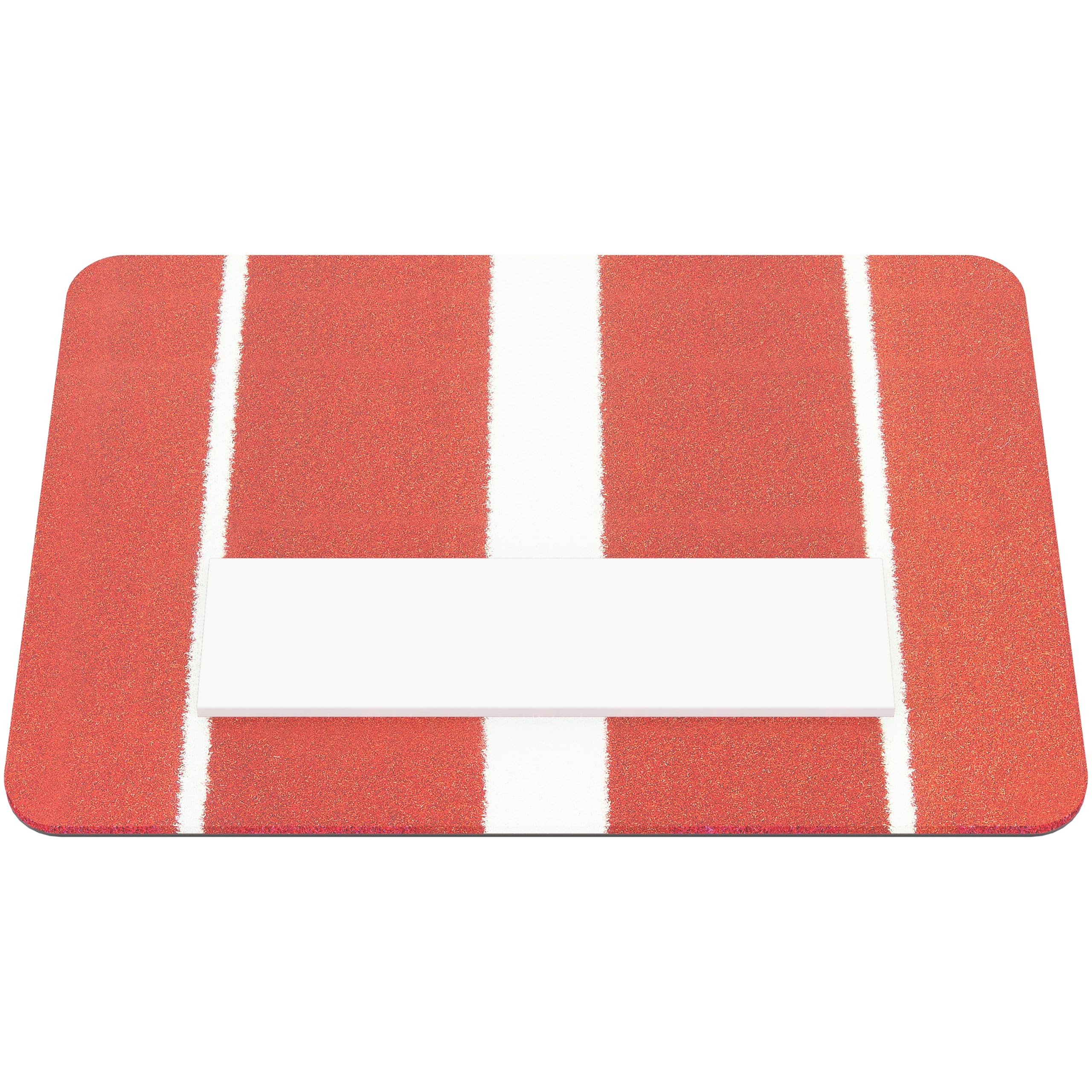 TUBAGOU Mini Softball Pitching Mat with Regulation Softball Pitching Rubber and Powerline Non-Slip Rubber Backing for Indoor Outdoor Pitching Practice by Softball and Baseball Pitchers 3' X 2'