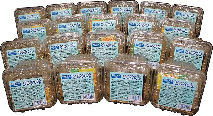 Amazon 森定商店 ところてん 0g 三杯酢たれ 個入 有限会社森定商店 ところてん 通販