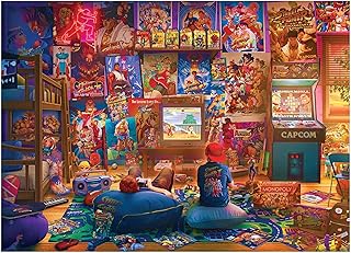Street Fighter Meet The New Challengers 1000-Piece Jigsaw Puzzle by Rachid Lotf | Brain Teaser, Educational Developmental Toys & Games, Building Kit Activities for Creative Play | 28 x 20 Inches