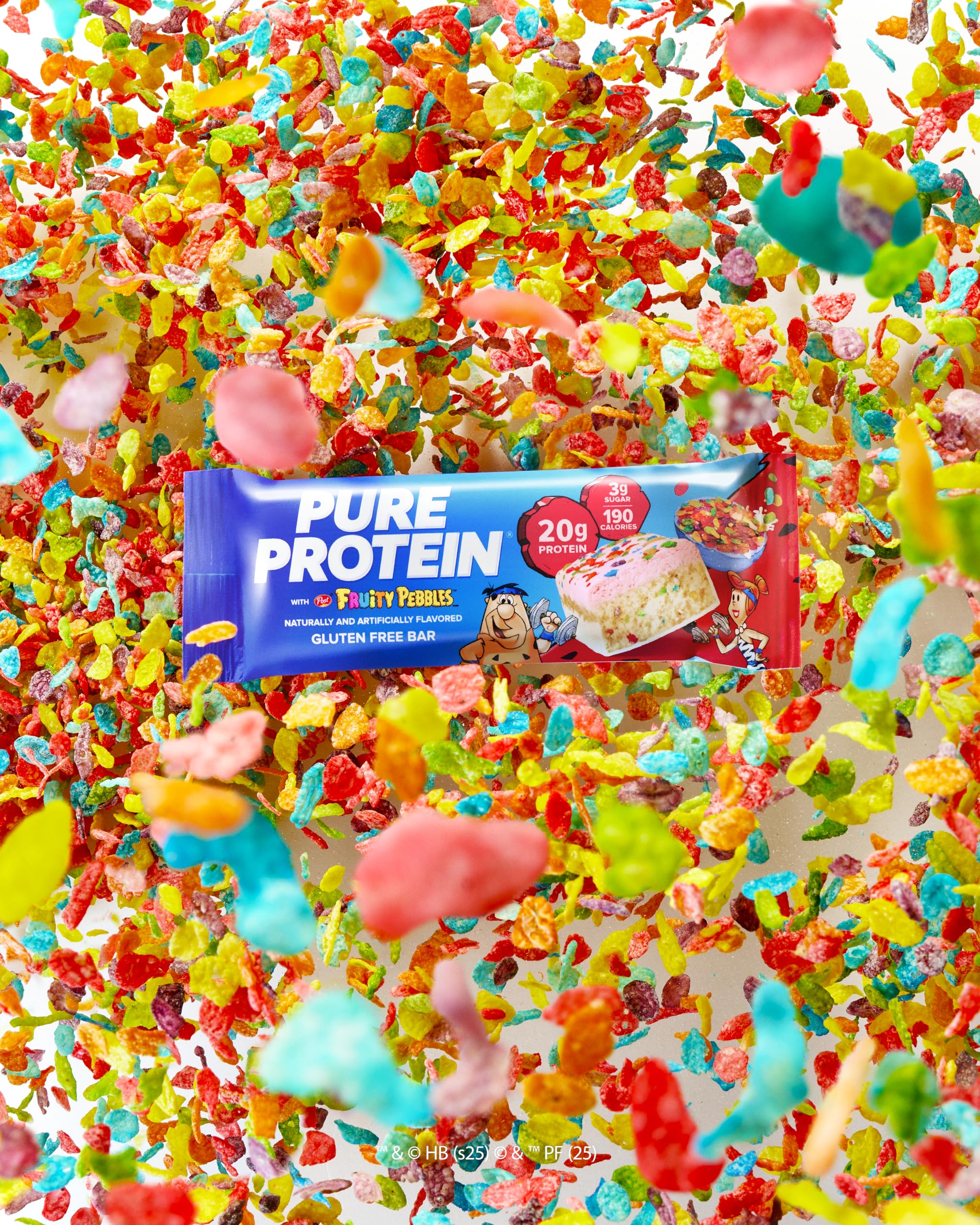Pure Protein Fruity PEBBLES™ Protein Bars, 20g Protein, Gluten Free, 12 Ct — Amazon image 3