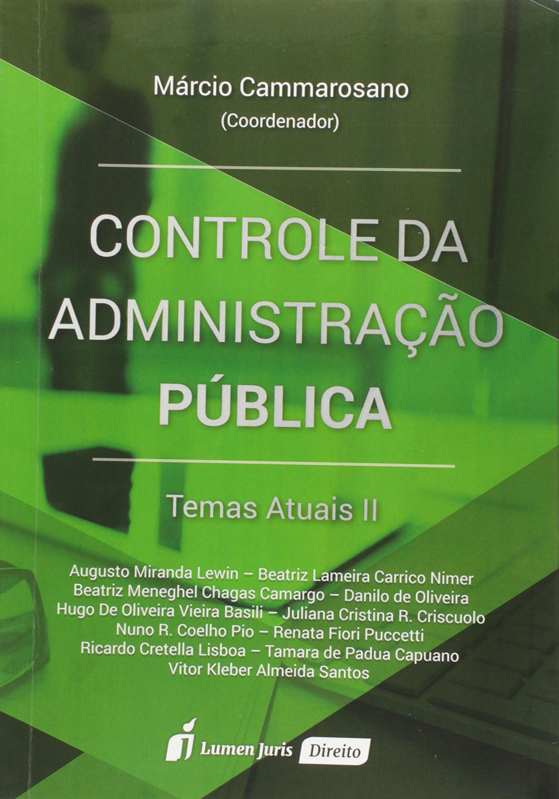 Capa de Controle da Administração Pública. Temas Atuais - Volume 2