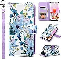 Vista 26 de ULAK Funda tipo cartera compatible con iPhone 14 Plus con tarjetero [bloqueo RFID], funda con tapa para mujeres y niñas, piel sintética, soporte