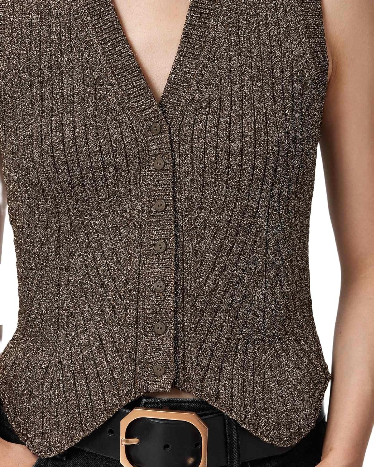 AllSaints Women's Cruz Shine Waistcoat