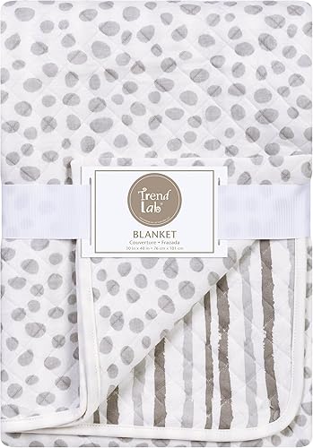 Miniatura 2 de Trend Lab Manta de punto Cloud, azulgris