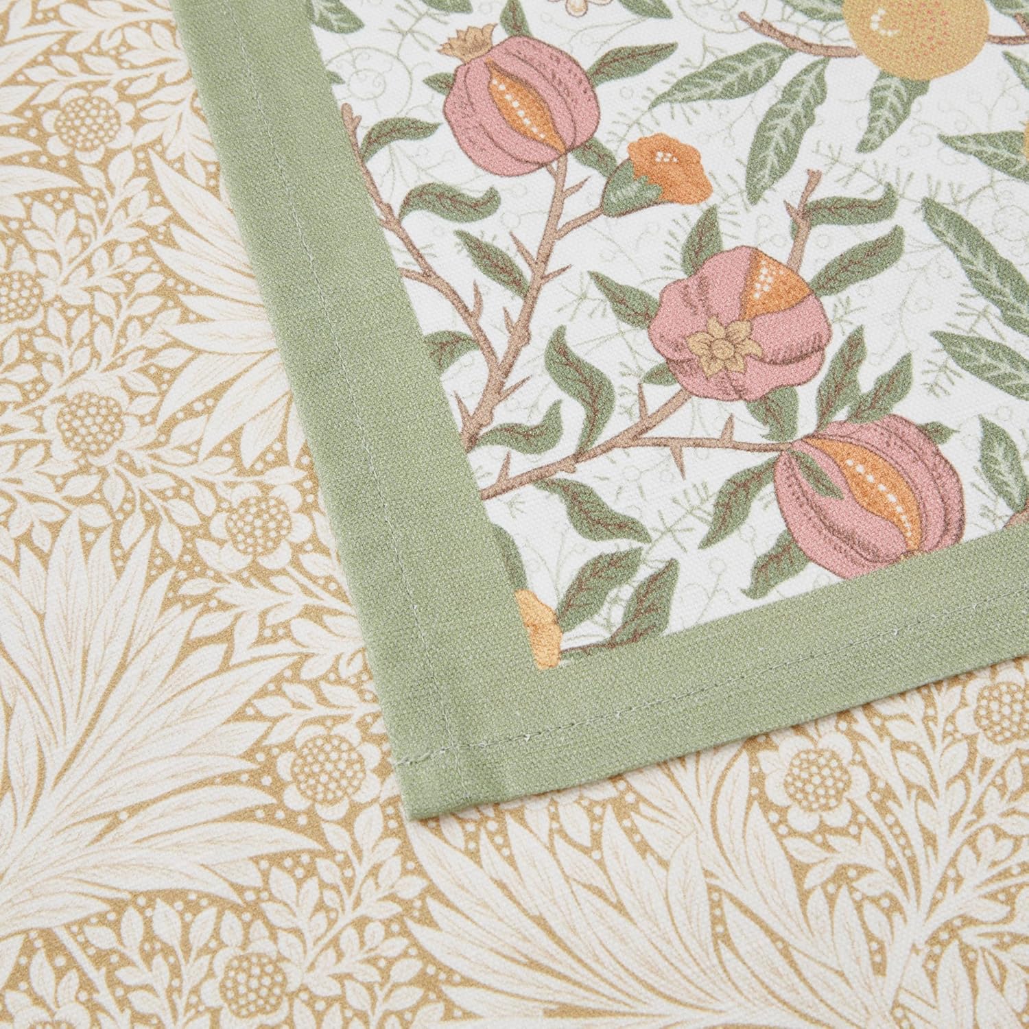 Morris & Co. x Spode Fruits & Marigold Tea Towel Set-2