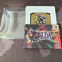Vista 2 de New for The Legend of Zelda Majora's Mask Game Cartridge and Box N64 Games US Version games boxes (No Expansion pak)