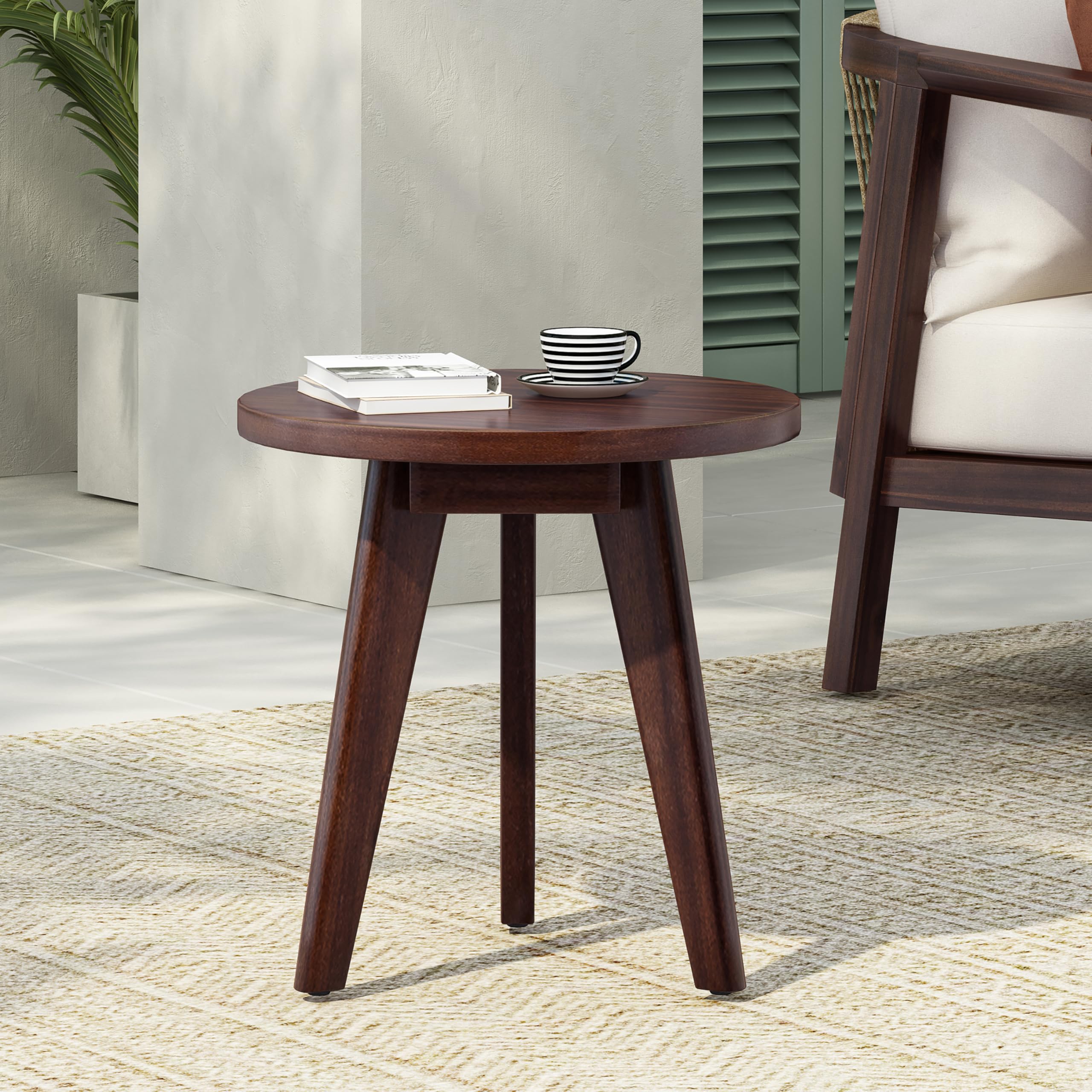 Amazon.com: Christopher Knight Home Sante Round Outdoor Side Table