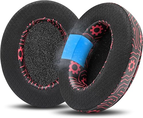 Miniatura 15 de WC Freeze para Arctis Nova - Almohadillas de gel de refrigeración de tela híbrida de repuesto para Arctis Pro con cable, 7, 5, 4, 3, 1 - Fabricadas