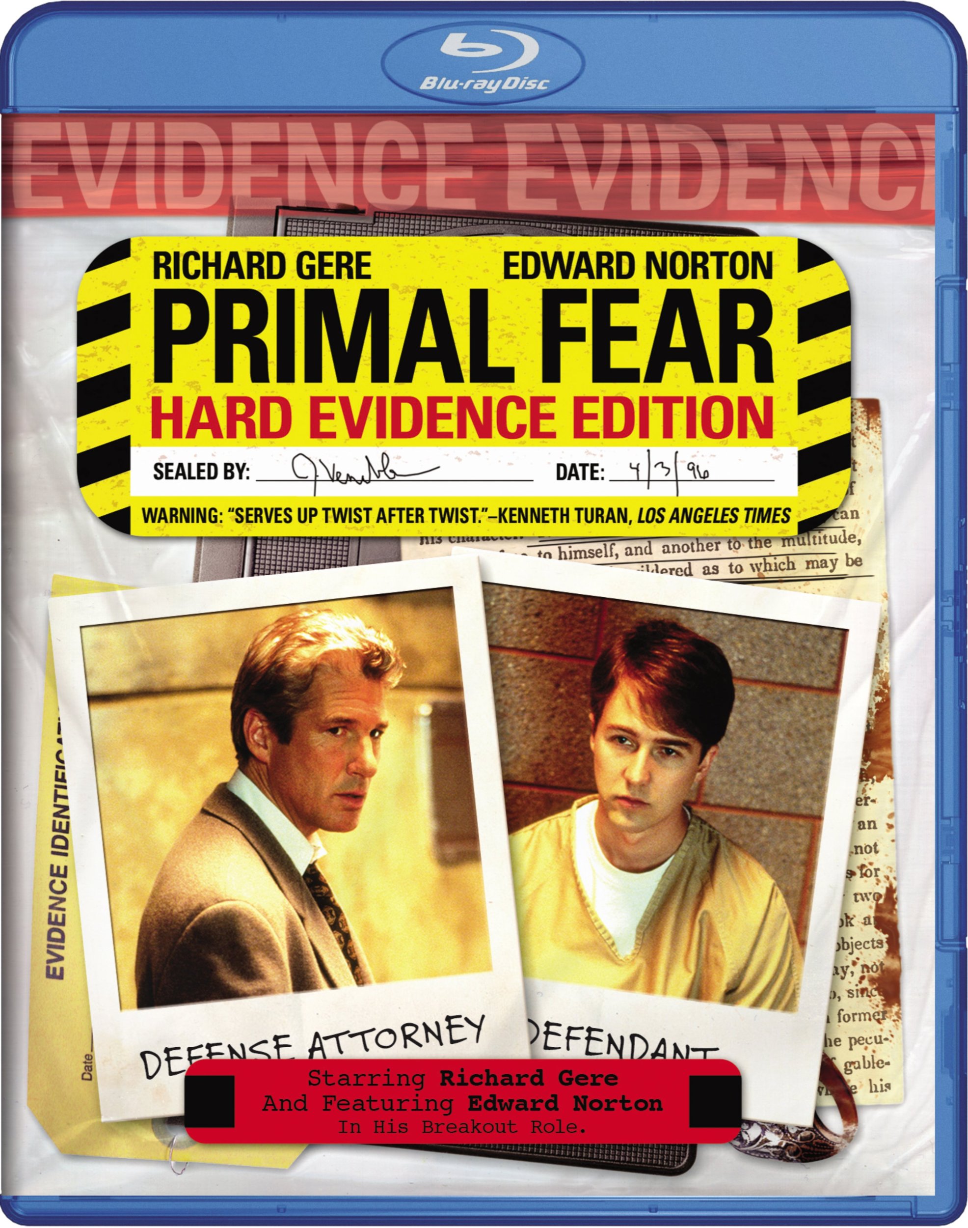 Primal Fear [Blu-ray] [1996] [US Import]