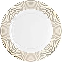 Vista 43 de Party Bargains - Bajoplatos de 13 pulgadas (4 unidades), borde dorado martilleado en rosa, bajoplatos desechables y resistentes para cenas elegantes