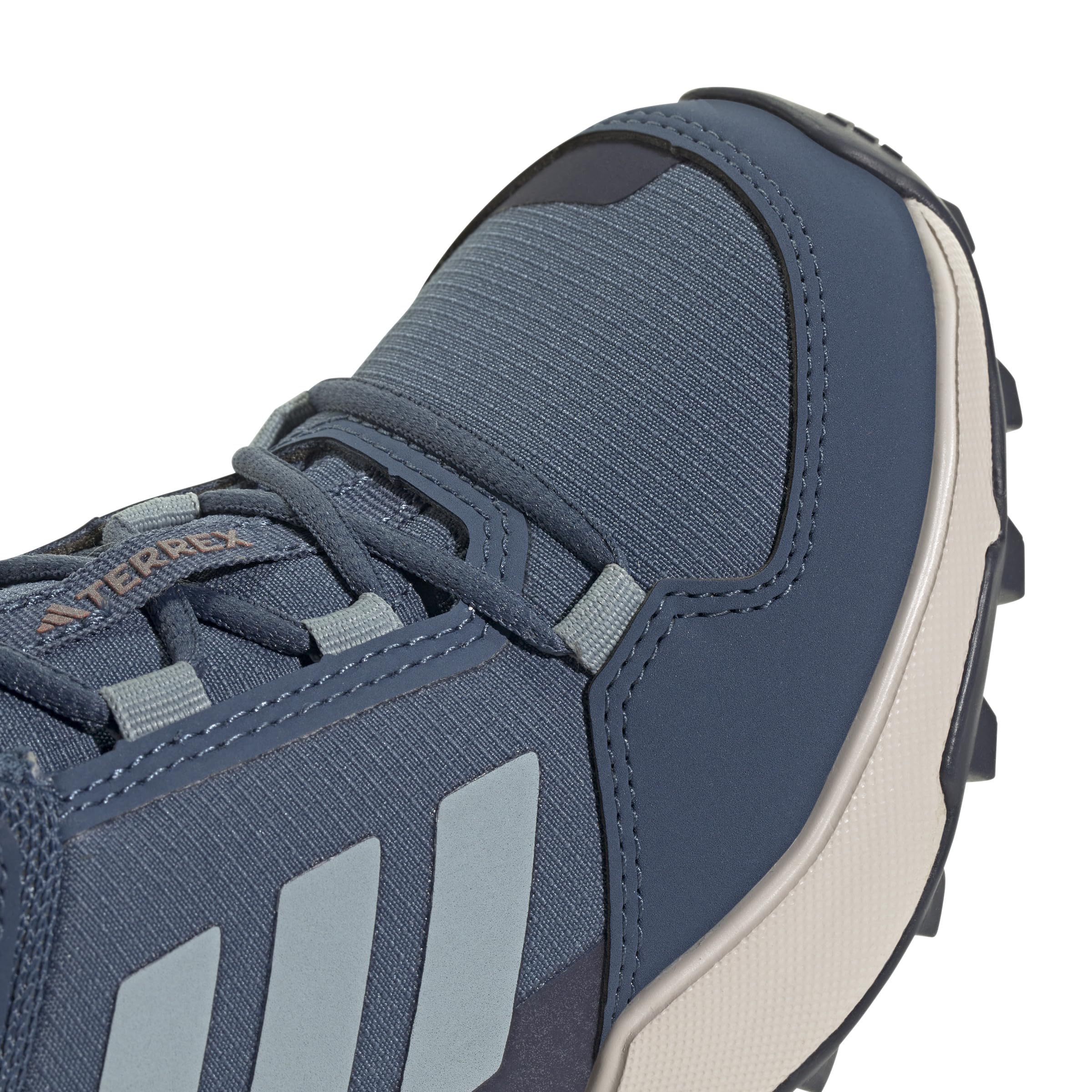 adidas Unisex - Bambini Terrex AX4R Mid Hiking Shoes, Wonder Steel/Magic Grey/Shadow Navy, 30 1/2 EU