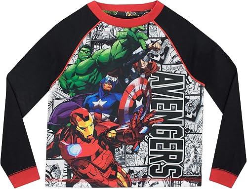 Miniatura 2 de Marvel Pijama de los Vengadores para Niños (6) Multicolor, Rojo -