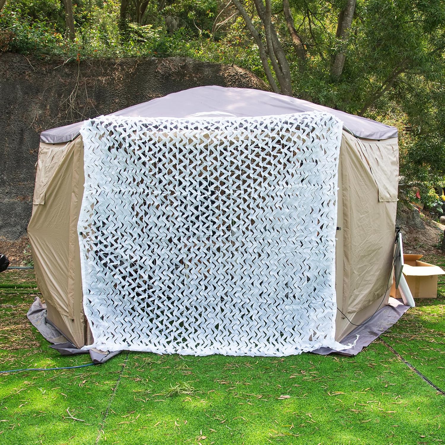 LOOGU Camo Netting, Camouflage Netting Camouflage Net Blinds for Sunshade, Camping, Shooting and Hunting and Many More