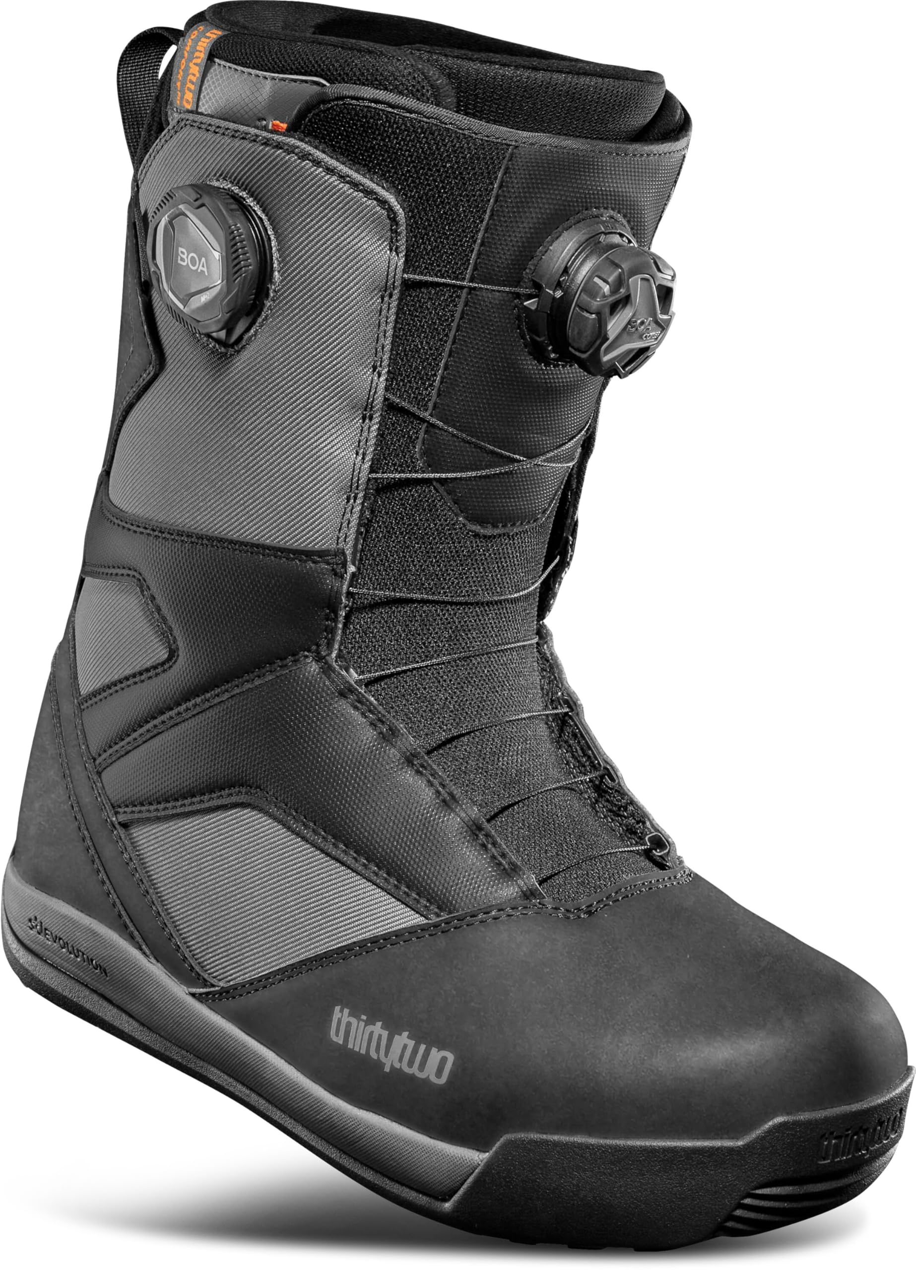 ThirtyTwo STW Double Boa Snowboard Boots - Snowboard Boots with Dual-Zone Lacing & Grippy Outsole