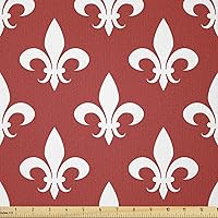 Vista 414 de Ambesonne Tela de Fiesta Popstar por Yarda, Estilo de Dibujos Animados Garabatos Dibujados a Mano Tema Musical Impresión de Arte Lineal, Tela