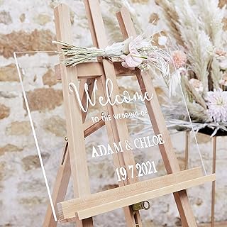 Country Wedding DIY Acryl Schild