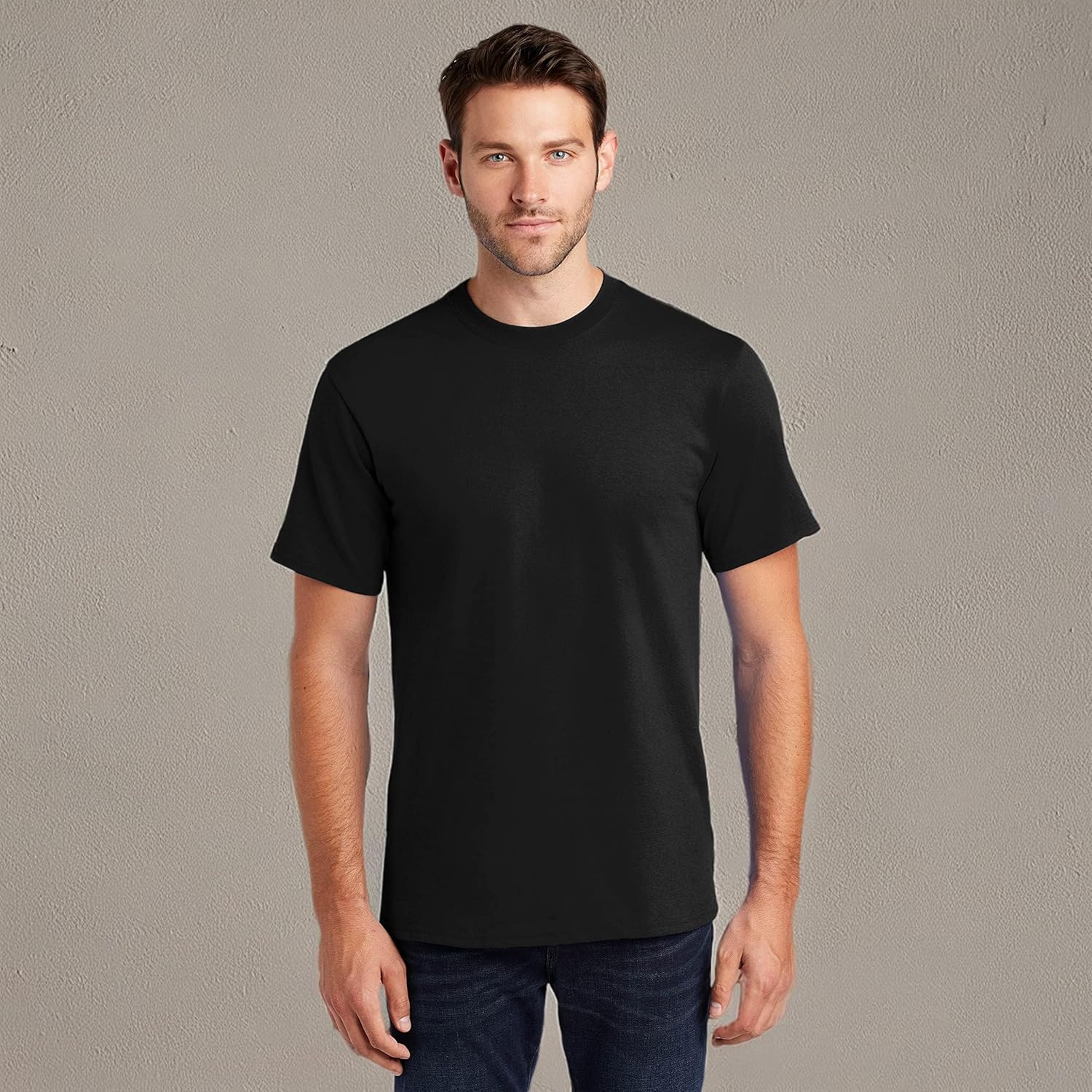 Clothe Co. Mens Heavyweight Cotton T-Shirt Plain Tee (Available in Big & Tall) - Image 5