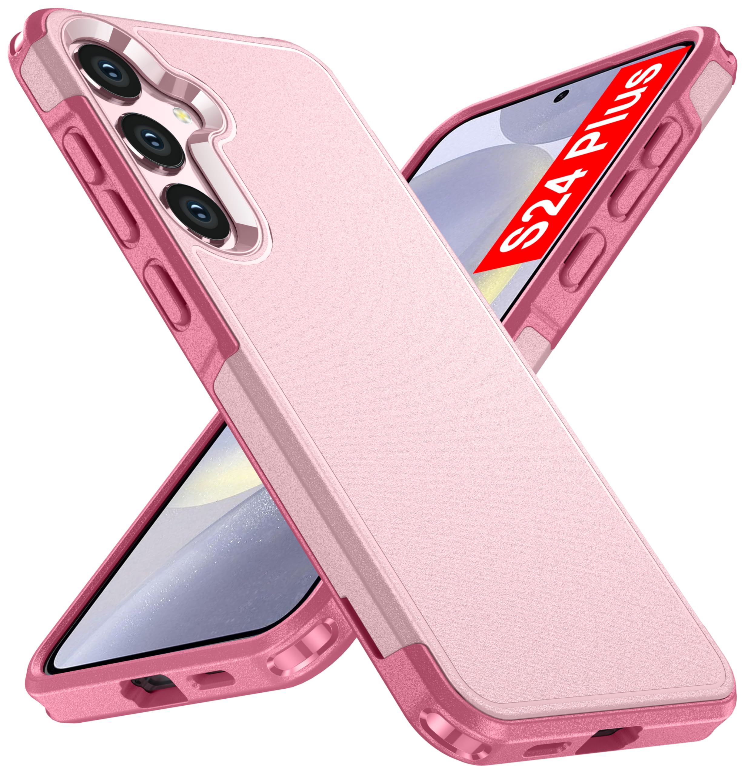 Oneagle for Samsung Galaxy S24 Plus Case,Galaxy S24 Plus Phone Case with [Dual Layer][15FT Military Drop Protection][Wireless Charging Support] Heavy Duty Rugged Shockproof Case for S24 Plus 6.6"