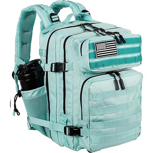 LHI Tactical Military Backpack for Men and Women 25L/35L Army Assault Pack Bag Small Rucksack with Bottle Holder