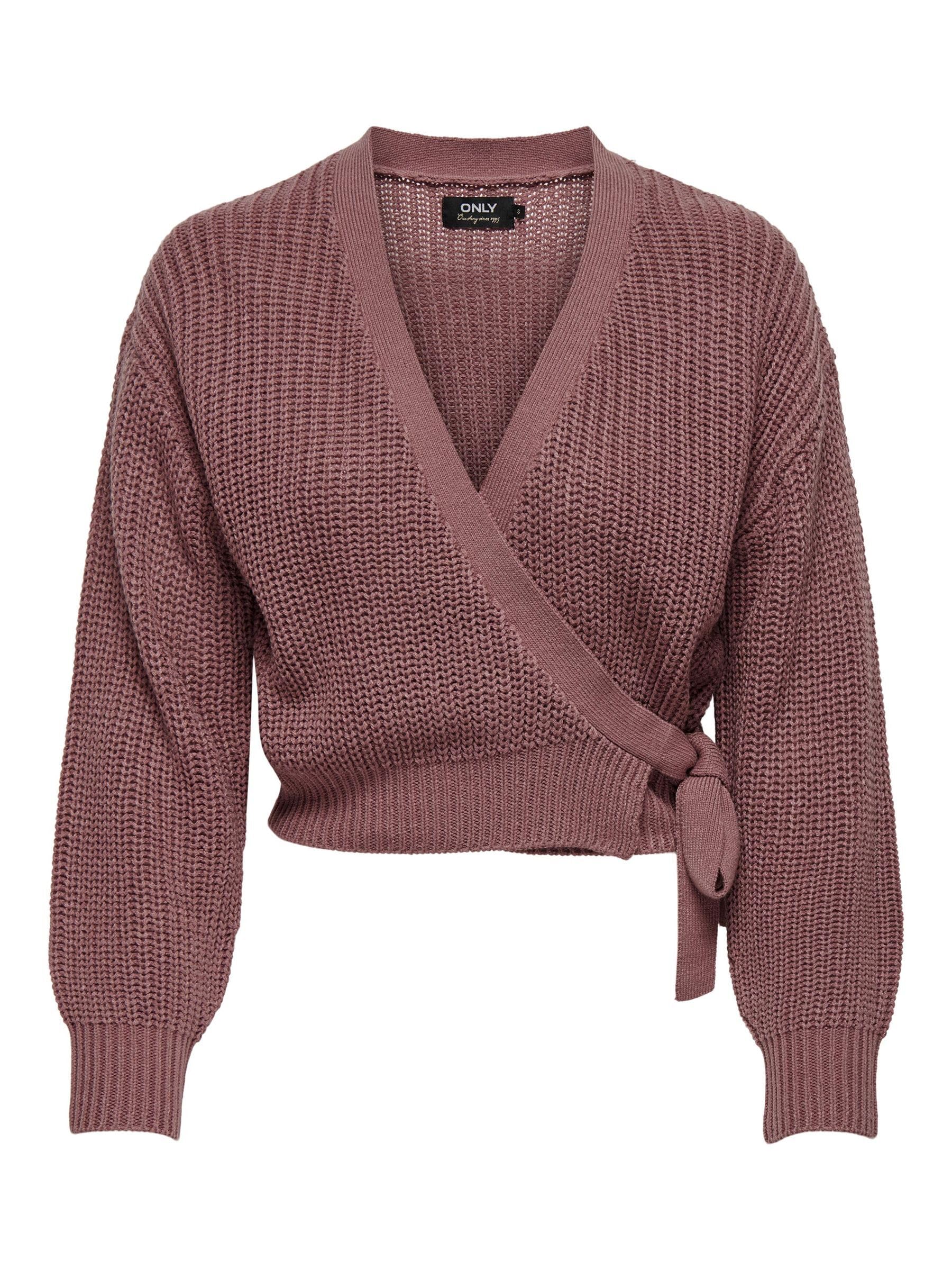 ONLY Womens Breda Wrap Cardgan Nostalgia Rose XS