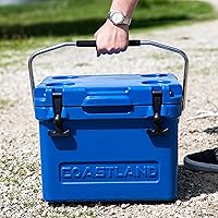 Vista 7 de Coastland Bay Series Cooler Premium - Enfriador rotomoldeado aislado para uso diario, pequeño baúl de hielo para espacios reducidos