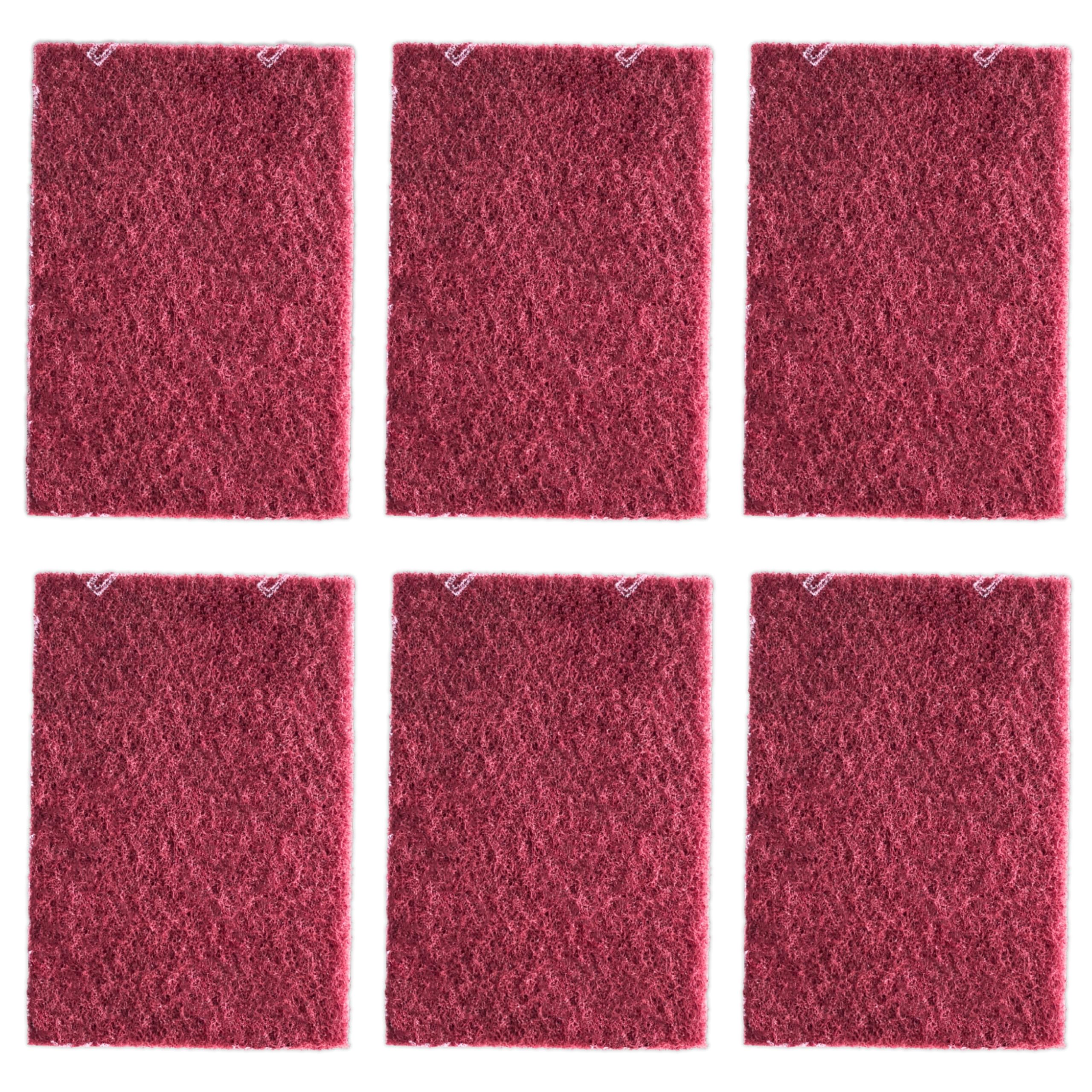 Realizzato con Brite Allrounder Hand Pad abrasivo per levigatura in metallo resistente allumina sfregamento pulizia pulizia 6 X 9 pollici, 6 pezzi
