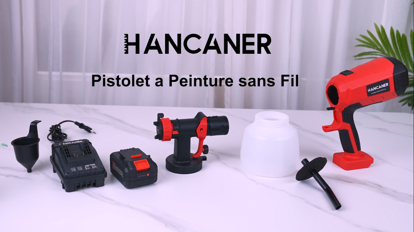 Kebanggaan benda Kotamadya pistolet peinture a batterie freezer Bodoh Menepuk
