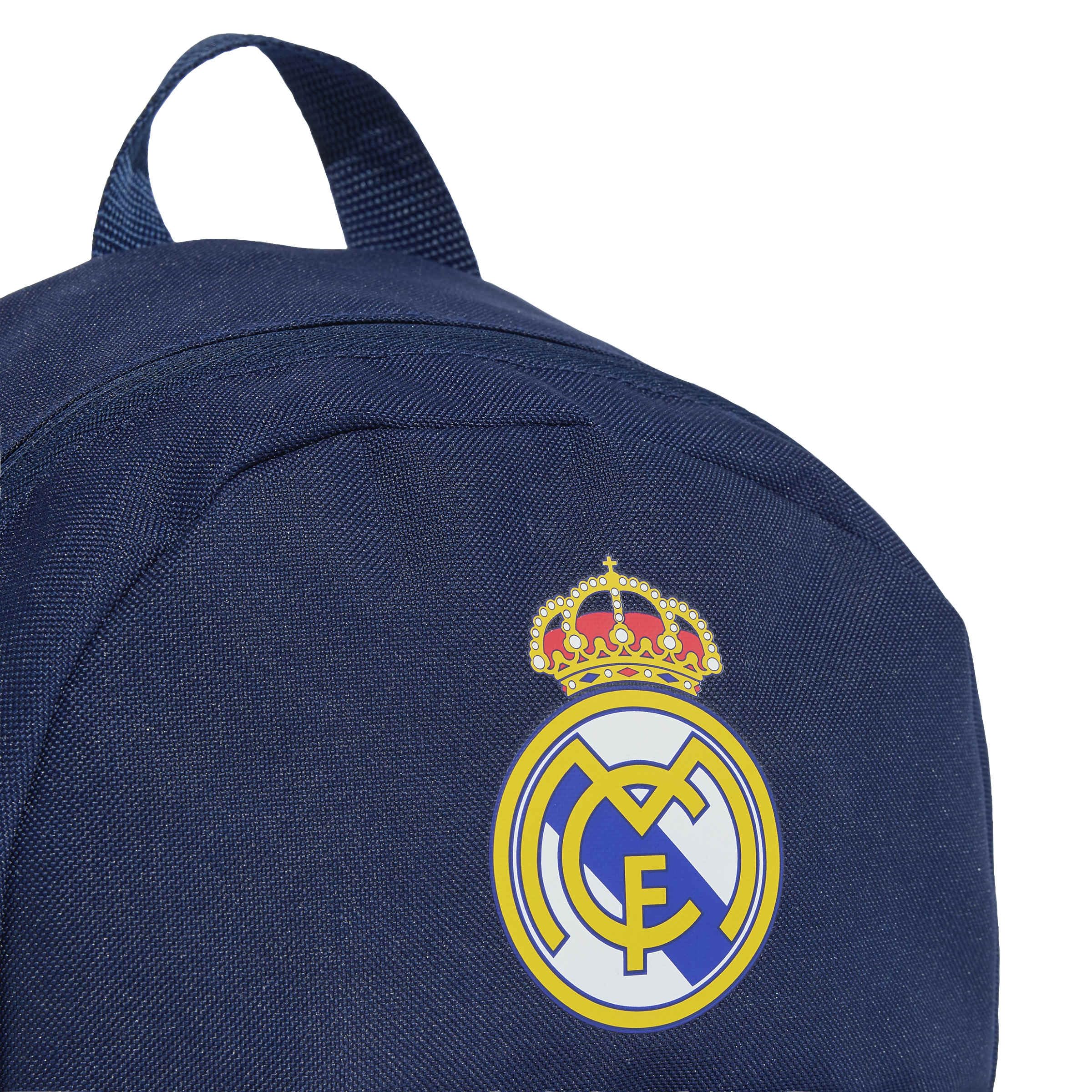 adidas Unisex niños Real Madrid Kids Backpack, team navy blue 2/white, One Size