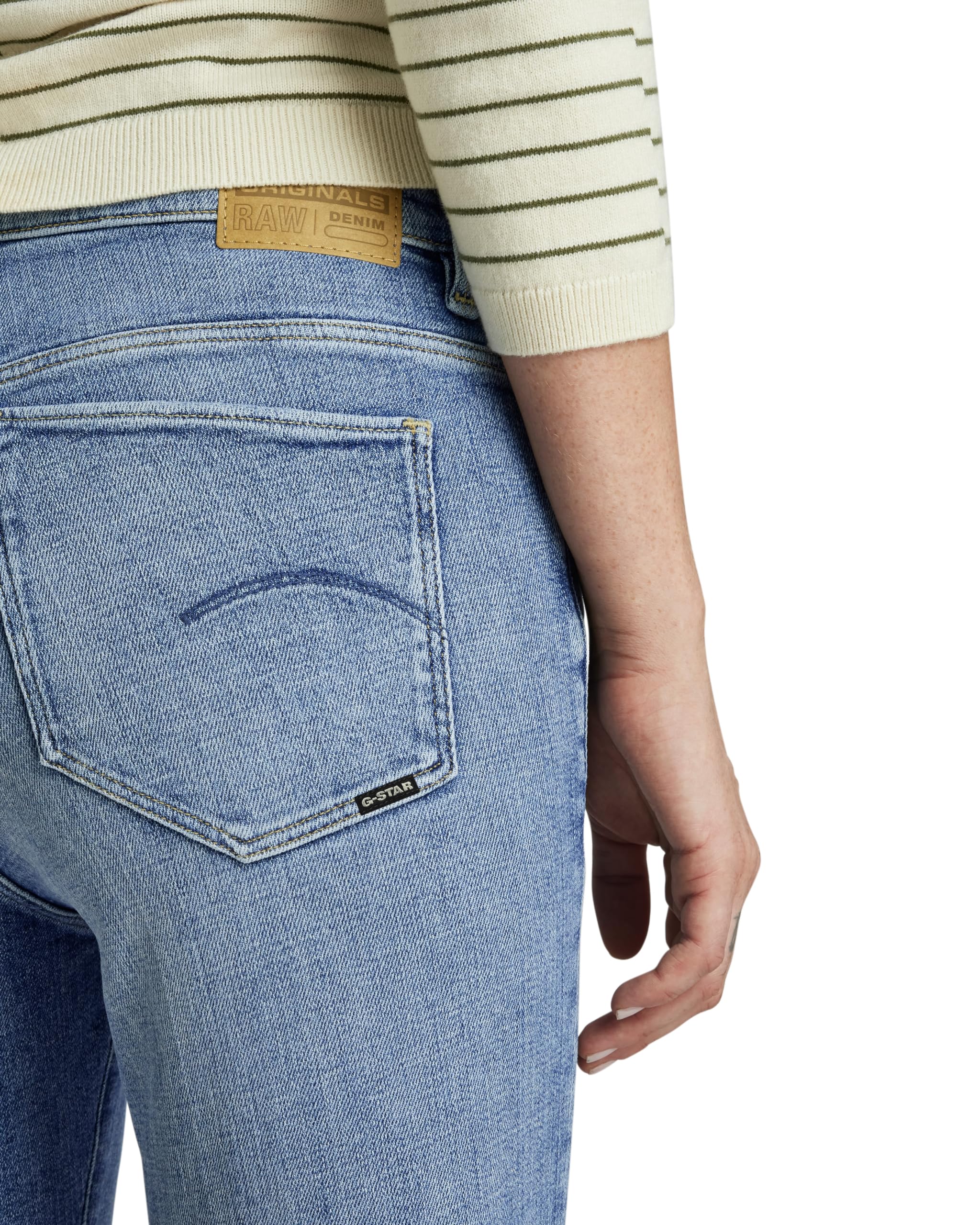 G-Star Damen Strace Straight Jeans